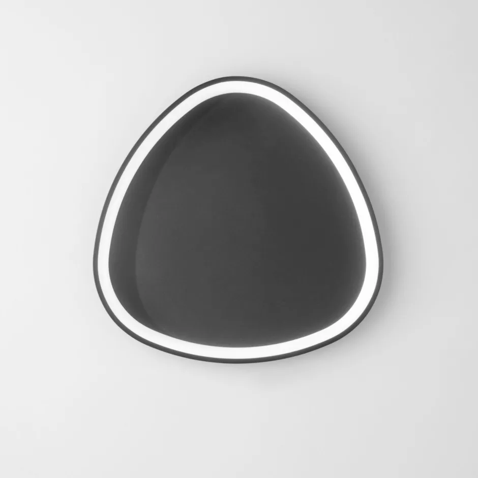 Wohnzimmerlampen|Metall Lampen*Eco-Light LED Wandlampe Schwarz 40 W dimmbar 3000/4000/6500 K