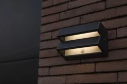 Eco-Light LED Wandlampe Solar Bewegungsmelder IP54 600 lm dimmbar< Solarleuchten|Led Außenleuchten