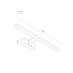 Nowodvorski LED Wandlampe Spiegel IP44 Weiß 4000 K neutrales Licht< Led Lampen|Wandleuchten