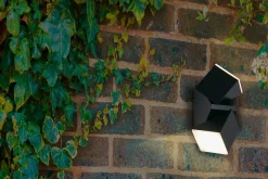 Searchlight LED Wandlampe Up and Down Outdoor H:15 cm IP65 flexibel< Metall Lampen|Led Außenleuchten