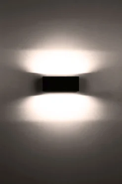 Metall Lampen|Led Außenleuchten*Eco-Light LED Wandlampe Up Down Aluminium Anthrazit 3000 K IP54