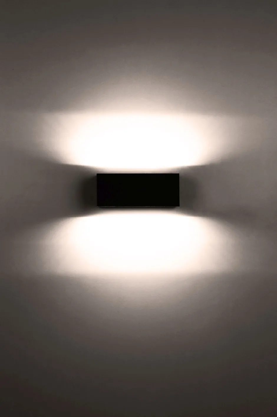 Metall Lampen|Led Außenleuchten*Eco-Light LED Wandlampe Up Down Aluminium Anthrazit 3000 K IP54