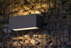 Metall Lampen|Led Außenleuchten*Eco-Light LED Wandlampe Up Down Aluminium Anthrazit 3000 K IP54
