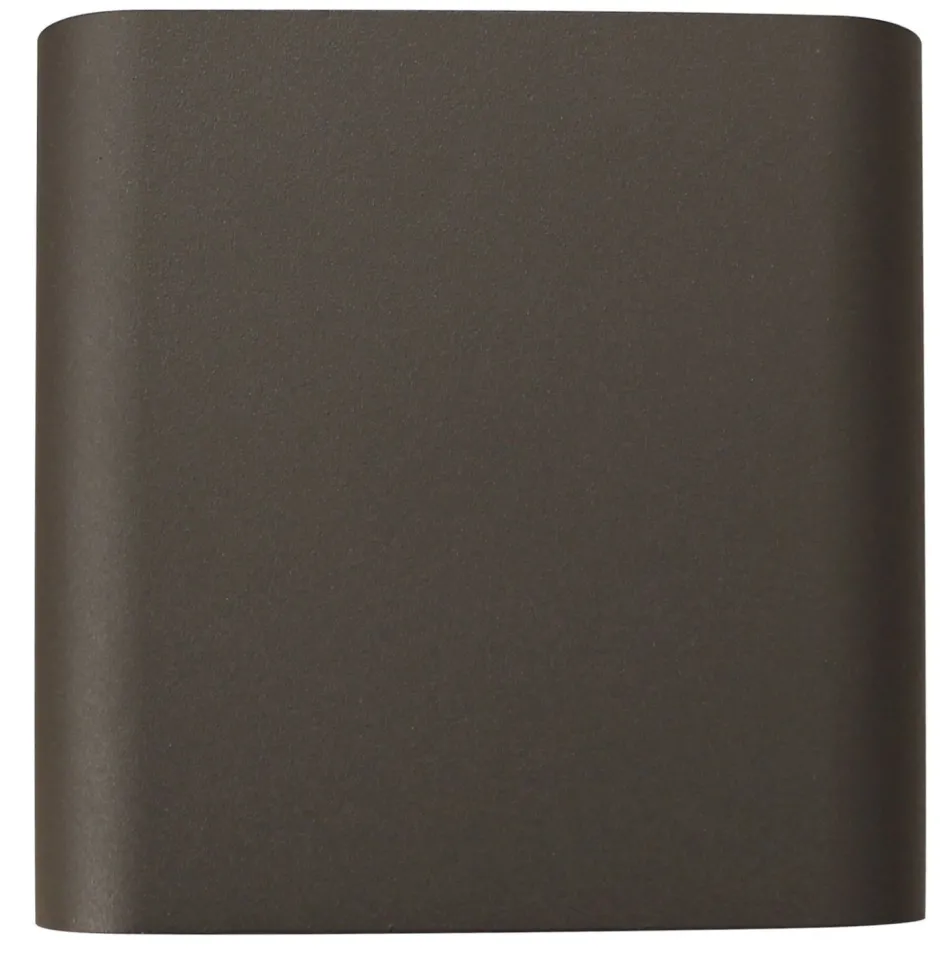 Eco-Light LED Wandlampe Up Down Aluminium IP44 3000 K Anthrazit< Metall Lampen|Led Außenleuchten