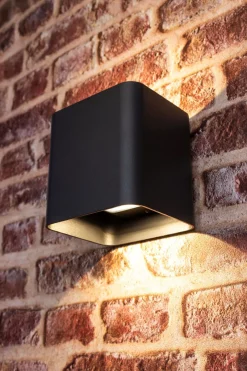 Eco-Light LED Wandlampe Up Down Aluminium IP44 3000 K Anthrazit< Metall Lampen|Led Außenleuchten