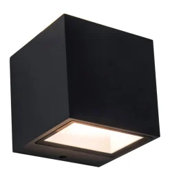 Eco-Light LED Wandlampe Up Down Schwarz B:8,5 cm IP54 850 lm 9 W< Metall Lampen|Led Außenleuchten