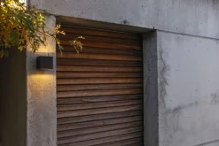 Eco-Light LED Wandlampe Up Down Schwarz B:8,5 cm IP54 850 lm 9 W< Metall Lampen|Led Außenleuchten