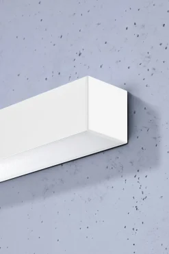 Wohnzimmerlampen|Küchenlampen*Sollux LED Wandlampe Weiß 67 cm länglich blendarm 3000 K