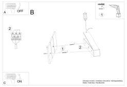 Wohnzimmerlampen|Küchenlampen*Sollux LED Wandlampe Weiß 67 cm länglich blendarm 3000 K