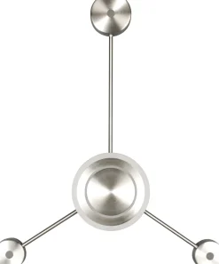 Eco-Light LED Wandleuchte Aluminium dimmbar H:53 cm 3000 K Silber< Wohnzimmerlampen|Metall Lampen