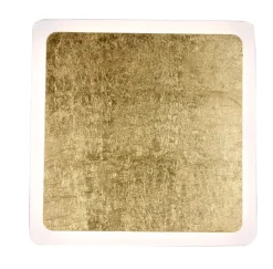 Eco-Light LED Wandleuchte Aluminium Gold Schwarz 3000 K B:41 cm< Wohnzimmerlampen|Metall Lampen