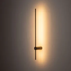 Nowodvorski LED Wandleuchte Aluminium Seidenolive H:80 cm indirekt< Flurlampen|Wohnzimmerlampen