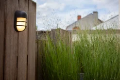 Metall Lampen|Feuchtraumleuchten*Eco-Light LED Wandleuchte Anthrazit Aluminium H:19,3 cm IP54 14 W