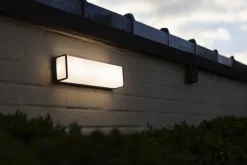 Eco-Light LED Wandleuchte Anthrazit Aluminium IP54 4000 K B:35 cm< Metall Lampen|Led Außenleuchten