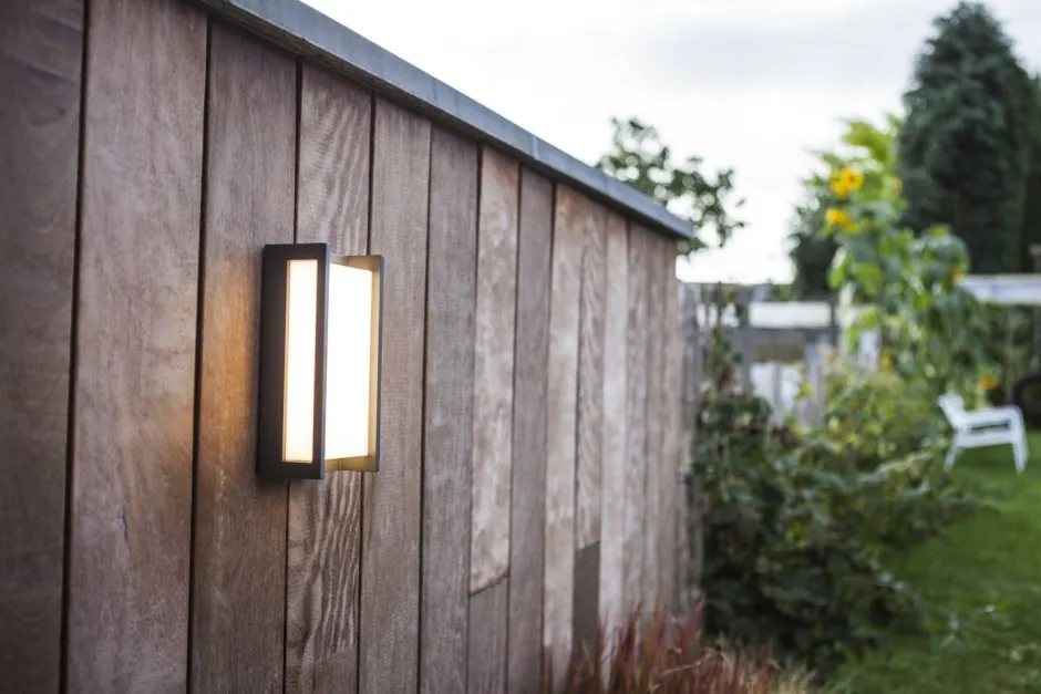 Eco-Light LED Wandleuchte Anthrazit IP54 blendarm BRENSOM< Moderne Lampen|Led Außenleuchten