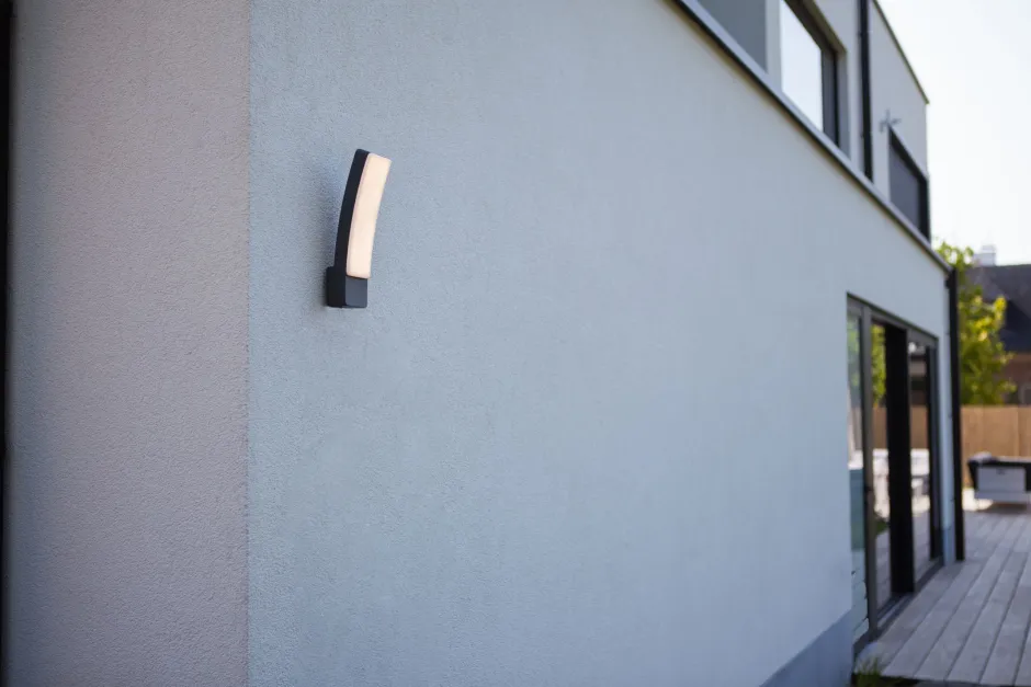 Metall Lampen|Led Außenleuchten*Eco-Light LED Wandleuchte Außen Aluminium H:31,1 cm 4000 K IP54