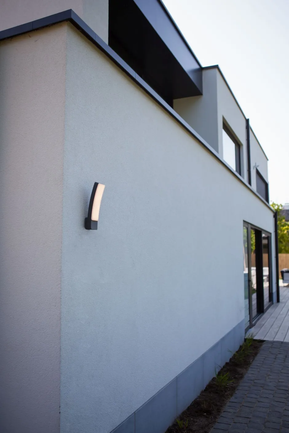 Metall Lampen|Led Außenleuchten*Eco-Light LED Wandleuchte Außen Aluminium H:31,1 cm 4000 K IP54