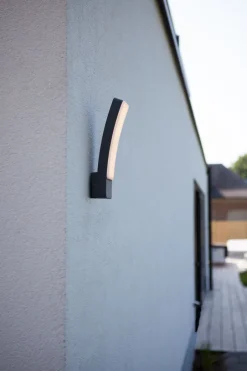 Metall Lampen|Led Außenleuchten*Eco-Light LED Wandleuchte Außen Aluminium H:31,1 cm 4000 K IP54