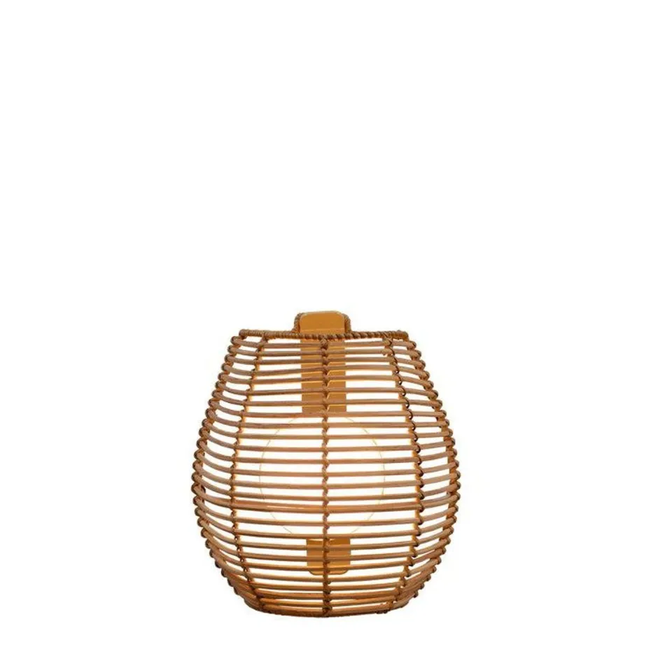 Metall Lampen|Feuchtraumleuchten*Newgarden LED Wandleuchte außen kabellos Akku IP54 Rattan