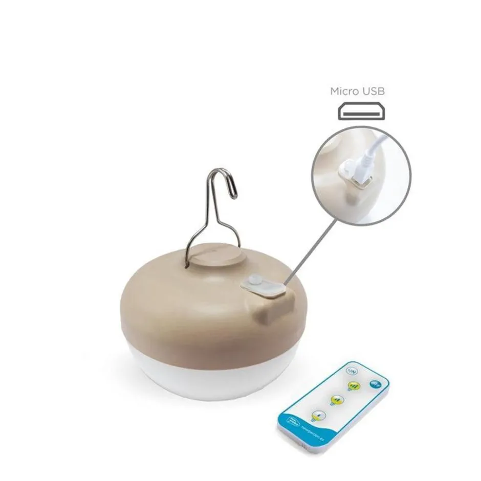 Metall Lampen|Feuchtraumleuchten*Newgarden LED Wandleuchte außen kabellos Akku IP54 Rattan