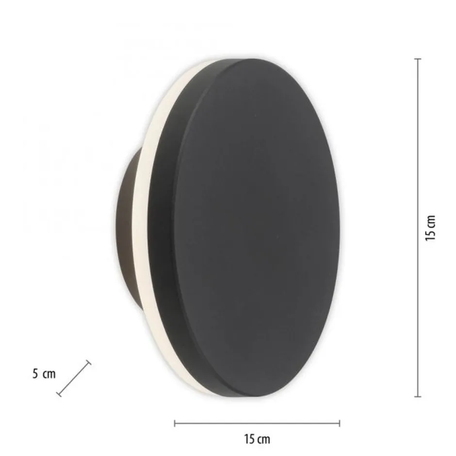 Metall Lampen|Feuchtraumleuchten*Paul Neuhaus LED Wandleuchte außen Metall IP65 3000 K indirekt