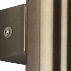 Rustikale Lampen|Led Außenleuchten*Searchlight LED Wandleuchte außen Up Down IP44 in Messing Antik klein