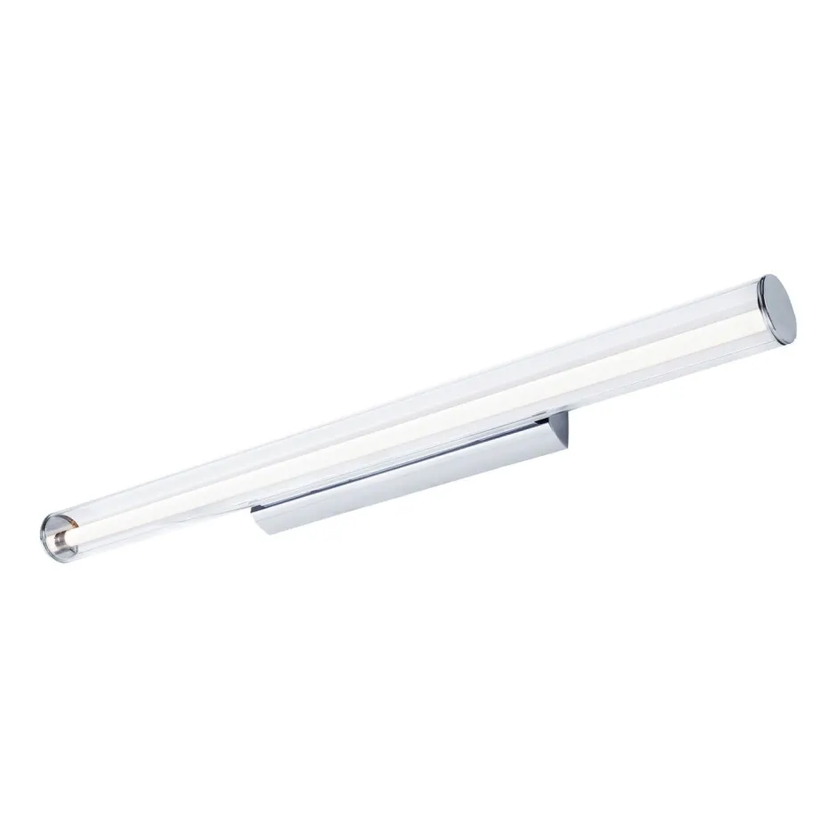 Led Lampen|Wandleuchten*Nowodvorski LED Wandleuchte Badezimmer 89 cm lang Chrom 3000 K 1300 lm