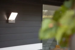 Metall Lampen|Led Außenleuchten*Eco-Light LED Wandleuchte Bewegungssensor IP54 T:14 cm Anthrazit