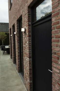 Metall Lampen|Led Außenleuchten*Eco-Light LED Wandleuchte Bewegungsmelder IP54 4000 K Aluminium