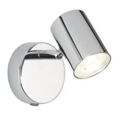 Searchlight LED Wandleuchte Chrom 3000 K 359 lm Metall verstellbar< Wohnzimmerlampen|Glaslampen