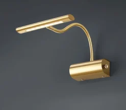 Trio Reality LED Wandleuchte CURTIS in Messing matt< Led Lampen|Wandleuchten