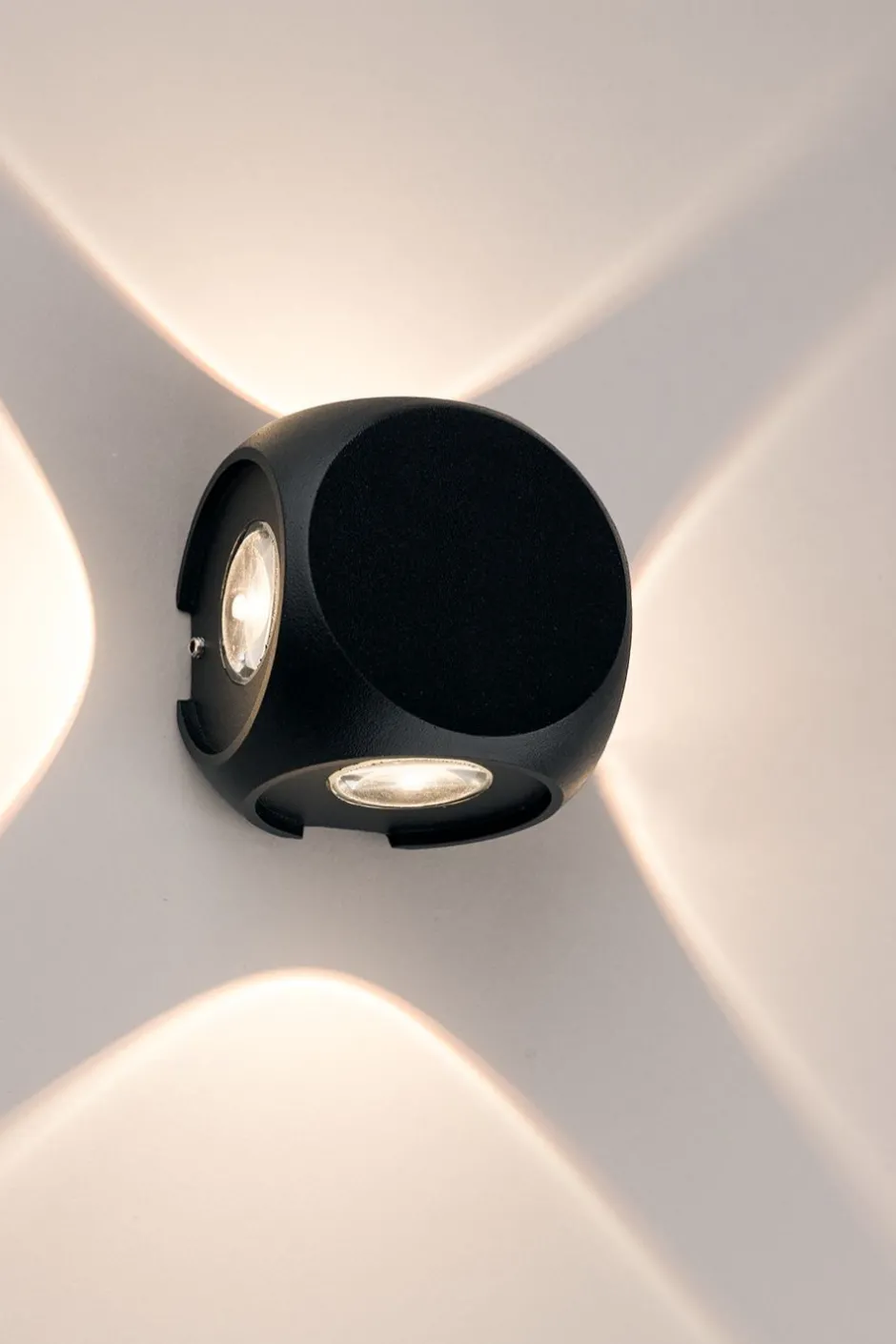 Nowodvorski LED Wandleuchte IP54 Schwarz 4-flmg Lampe ALESSIO< Außenwandleuchten|Moderne Lampen