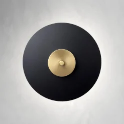 Led Lampen|Wandleuchten*Giovanni Battista LED Wandleuchte Messing Eisen Ø 23 cm 2700 K Premium