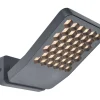 Eco-Light LED Wandleuchte Outdoor Anthrazit 3000 K IP54 flexibel< Metall Lampen|Led Außenleuchten