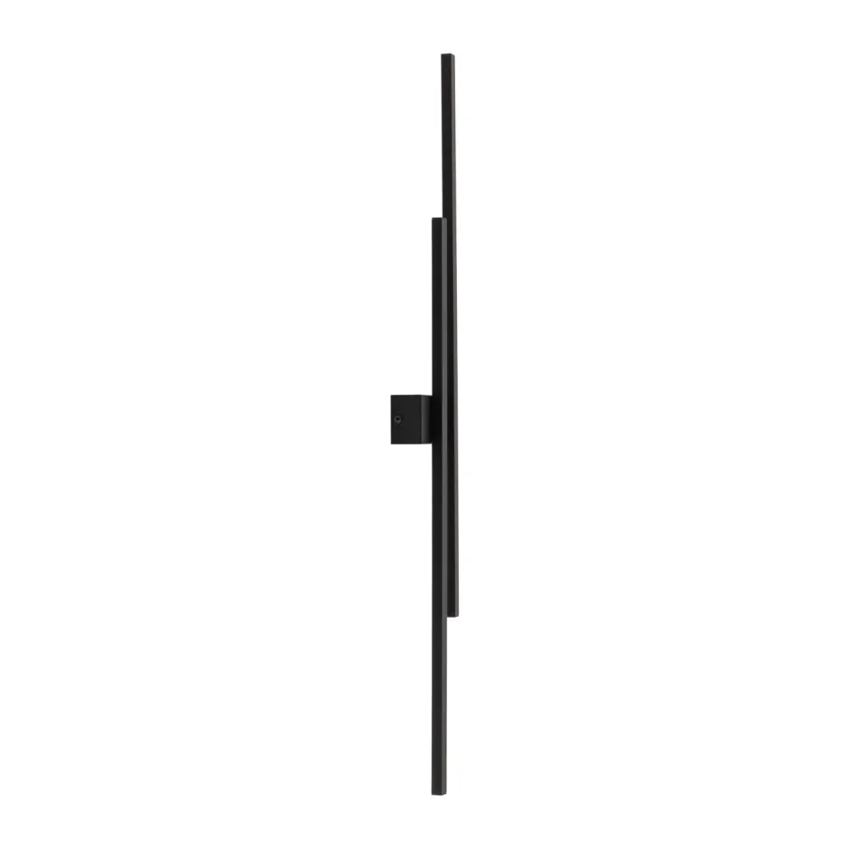 Led Lampen|Wandleuchten*TK Lighting LED Wandleuchte Schwarz 90 cm hoch indirektes Licht 3000 K