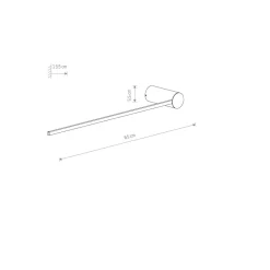 Led Lampen|Wandleuchten*Nowodvorski LED Wandleuchte Schwarz Aluminium 4000 K 390 lm indirekt