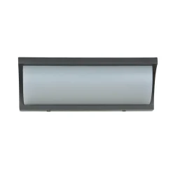 Metall Lampen|Feuchtraumleuchten*SU-MA LED Wandleuchte TENBOS Anthrazit IP65 Modern Außen