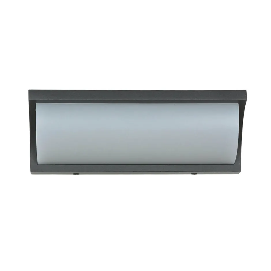 Metall Lampen|Feuchtraumleuchten*SU-MA LED Wandleuchte TENBOS Anthrazit IP65 Modern Außen