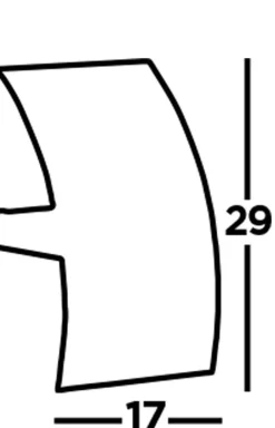 Led Lampen|Wandleuchten*Searchlight LED Wandleuchte Up Down Chrom Klar H: 29 cm Glas Metall