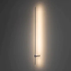 Wohnzimmerlampen|Metall Lampen*Nowodvorski LED Wandleuchte Weiß 3000 K 740 lm H:120 cm indirekt