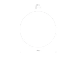 Nowodvorski LED Wandspiegel beleuchtet Ø 19 cm 3000 K 30 lm rund< Led Lampen|Wandleuchten