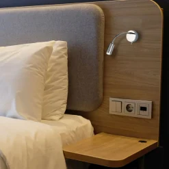 Searchlight LED Wandspot mit Schalter Flexarm Metall in Chrom 66 lm< Bürolampen|Wohnzimmerlampen