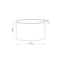 TK Lighting LED Wandspot Up Down Aluminium 10 W Ø17 cm IP54 Schwarz< Metall Lampen|Feuchtraumleuchten