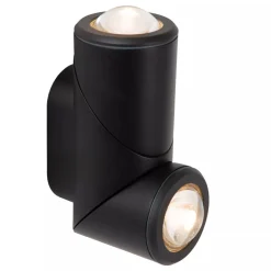 Led Außenleuchten|Metall Lampen* LED Wandstrahler Aluminium 2-flammig IP65 verstellbar