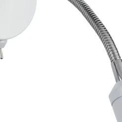 Searchlight LED Wandstrahler mit Schalter Flexarm in Weiß T:31 cm< Led Lampen|Wandleuchten