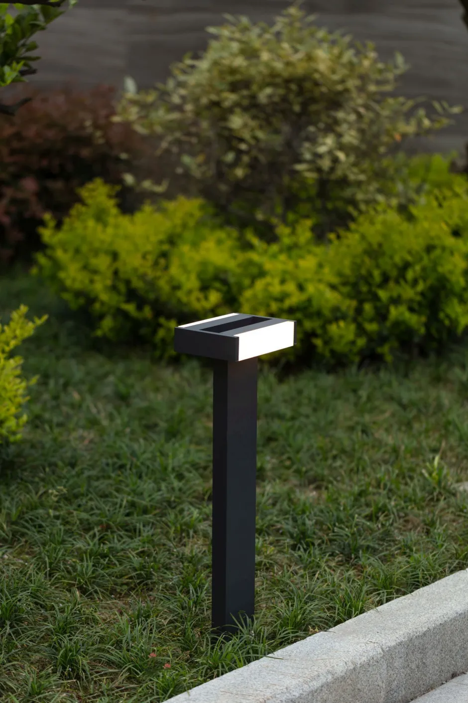 Metall Lampen|Wegeleuchten*Eco-Light LED Wegeleuchte Aluminium Anthrazit 71,5 cm IP44 3000 K