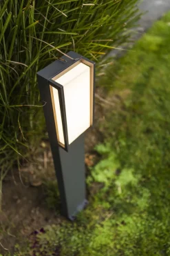 Metall Lampen|Wegeleuchten*Eco-Light LED Wegeleuchte Aluminium RGB IP54 16 W 75 cm dimmbar