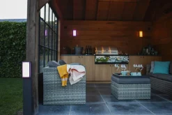 Metall Lampen|Wegeleuchten*Eco-Light LED Wegeleuchte Aluminium RGB IP54 16 W 75 cm dimmbar