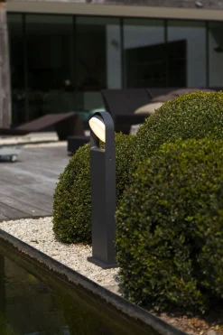 Metall Lampen|Wegeleuchten*Eco-Light LED Wegeleuchte Aluminium 70 cm IP54 3000 K Anthrazit