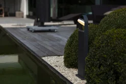 Metall Lampen|Wegeleuchten*Eco-Light LED Wegeleuchte Aluminium 70 cm IP54 3000 K Anthrazit